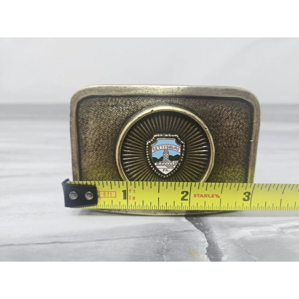 Pennsylvania Gettysburg STATE‎ SOUVENIR BELT BUCKLE Brass